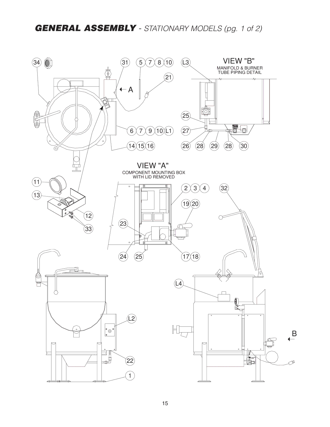 Cleveland Range KCL-25-T, KGT-25-T, KGL-25-T manual View a 