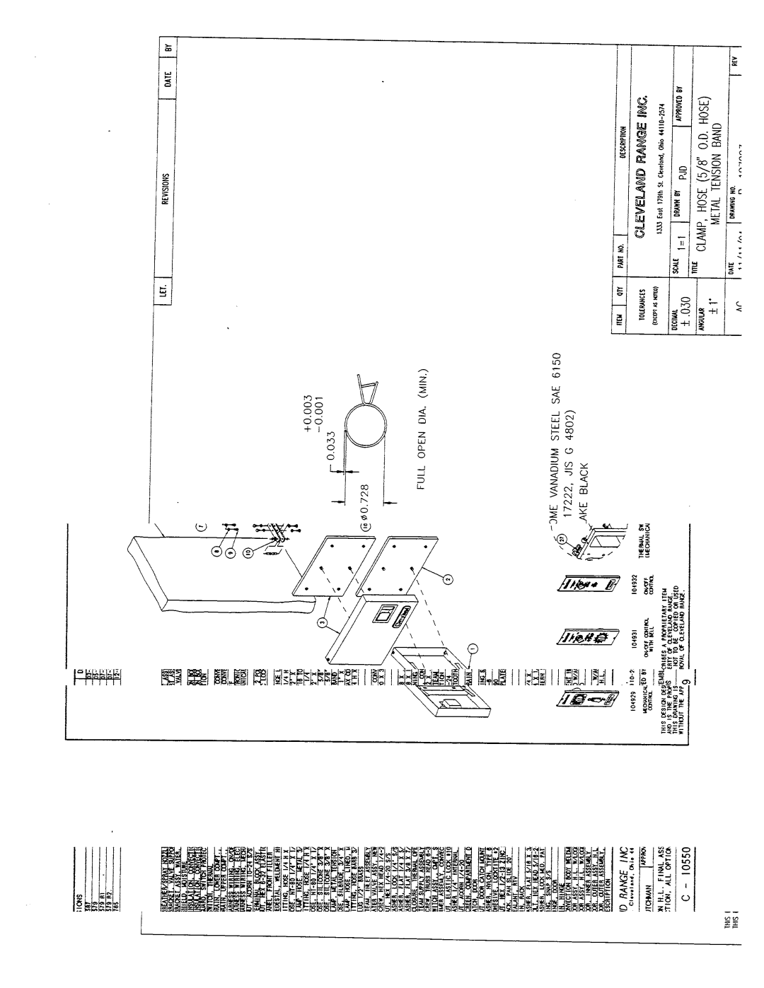 Cleveland Range KE50151-E manual 