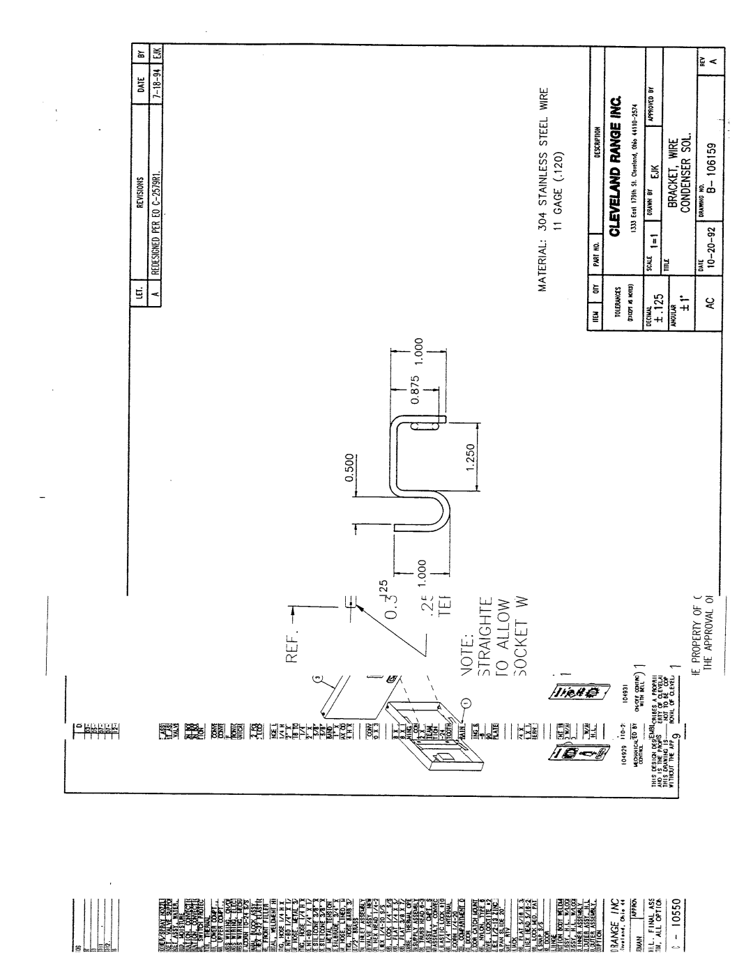 Cleveland Range KE50151-E manual 