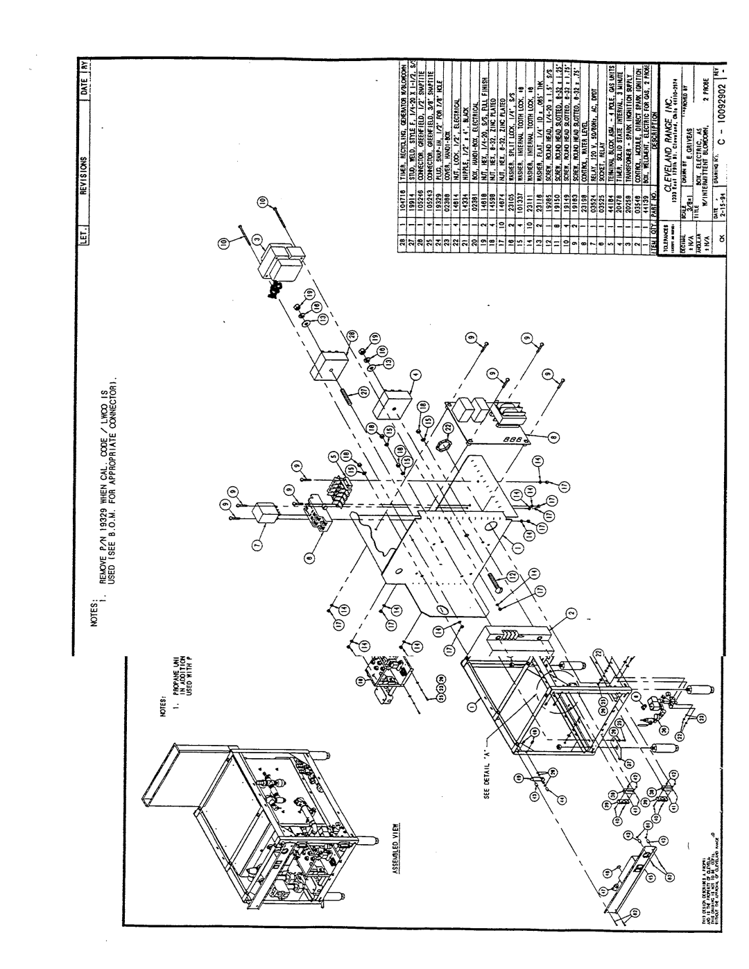 Cleveland Range KE50151-E manual 