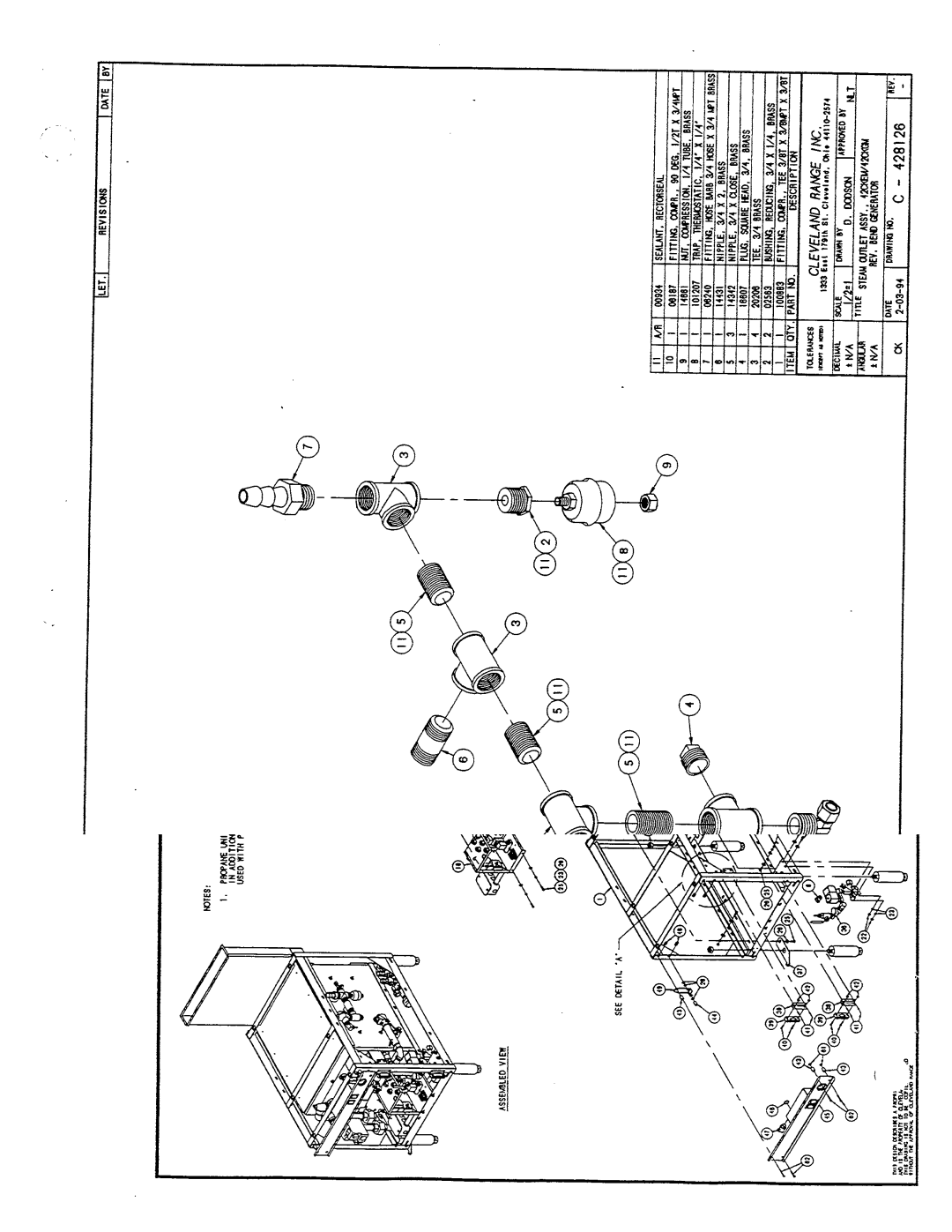 Cleveland Range KE50151-E manual 