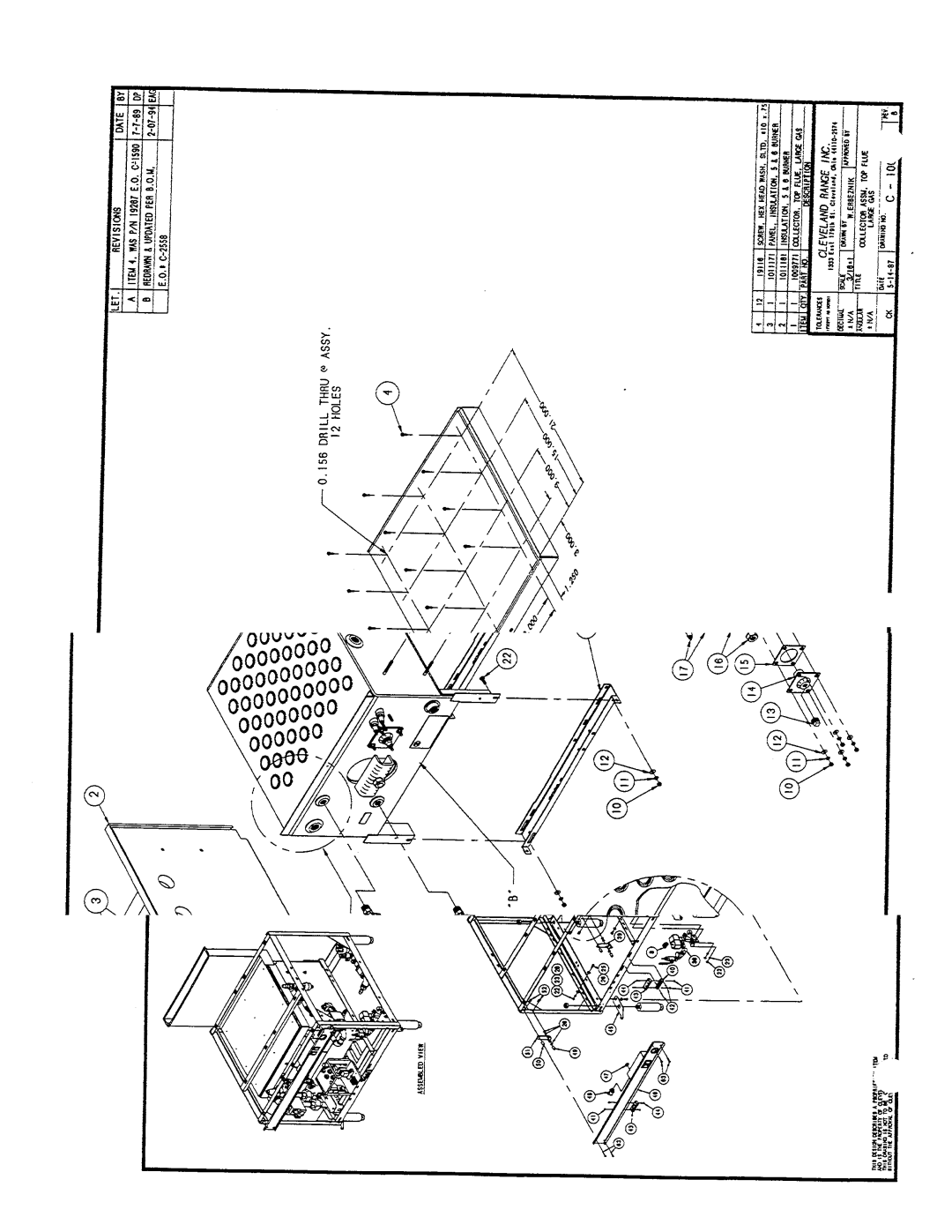 Cleveland Range KE50151-E manual 