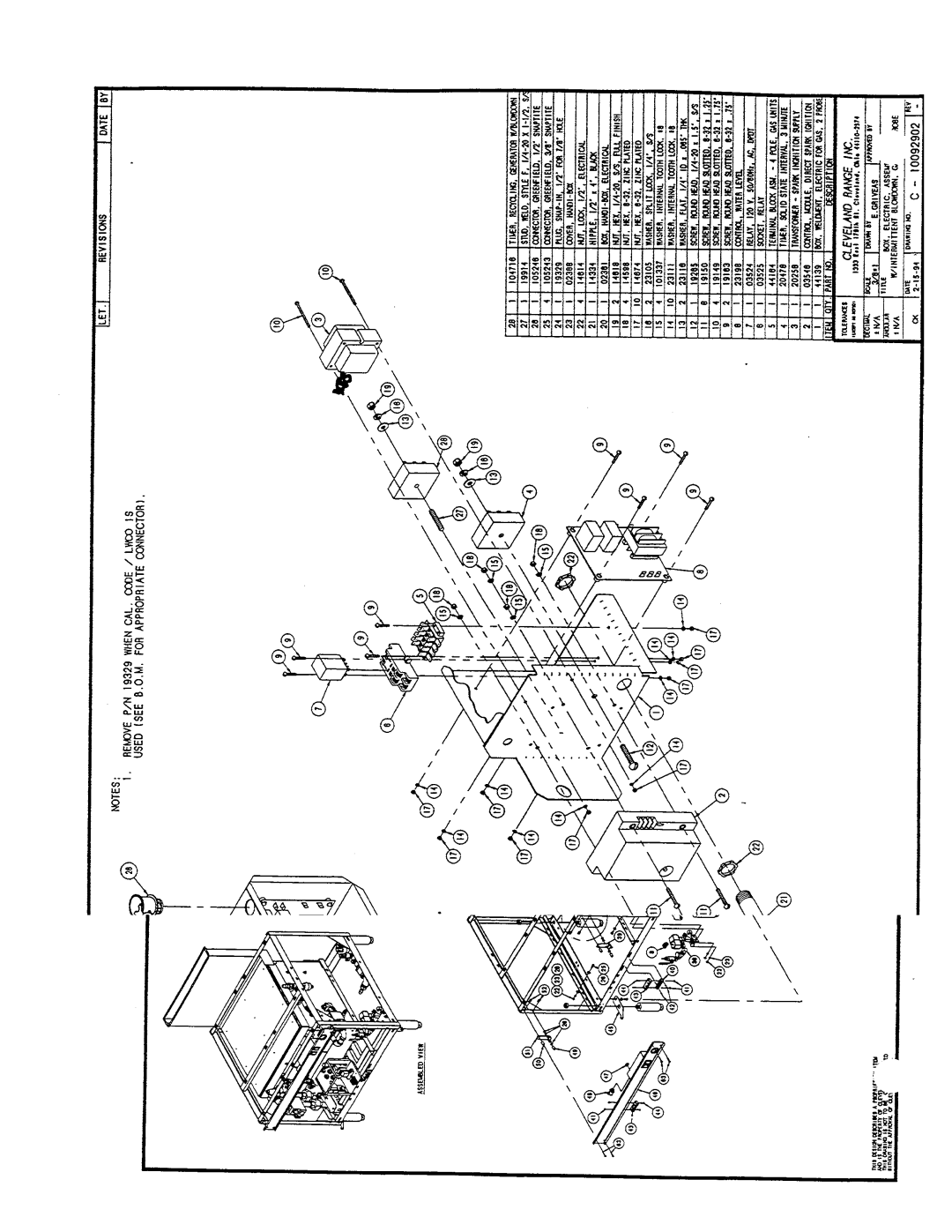 Cleveland Range KE50151-E manual 