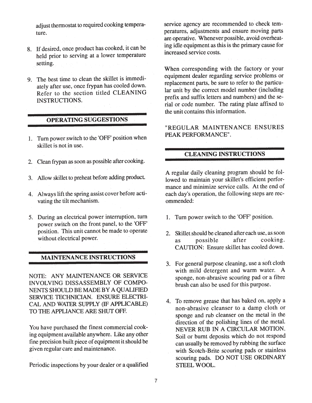 Cleveland Range SEL-40-TR, SEL-30-TR, SEM-30-TR, SEM-40-TR manual 