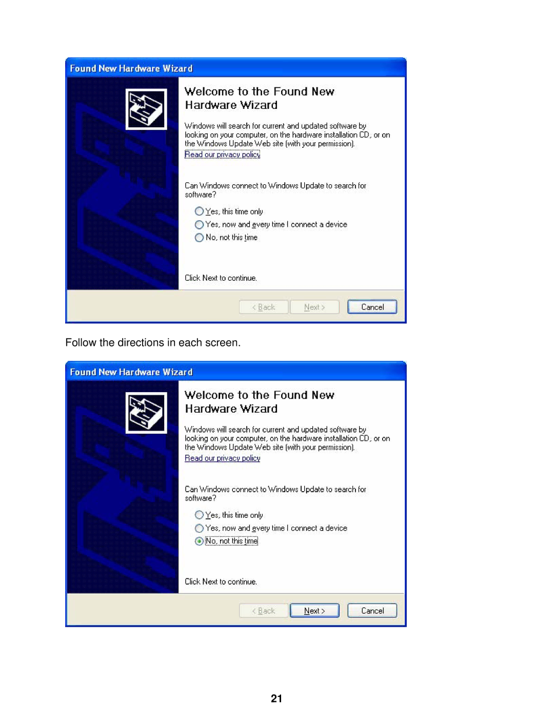 Cleveland Range Steam Oven installation manual Follow the directions in each screen 