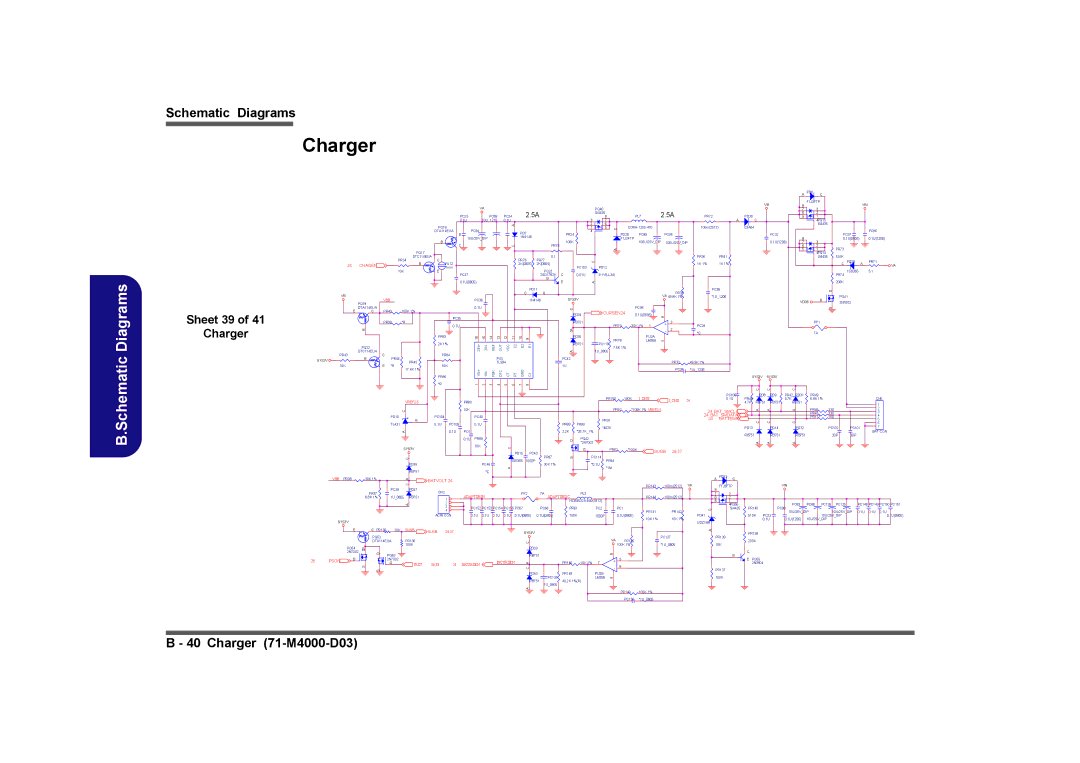 Clevo D410E manual Sheet 39 Charger 