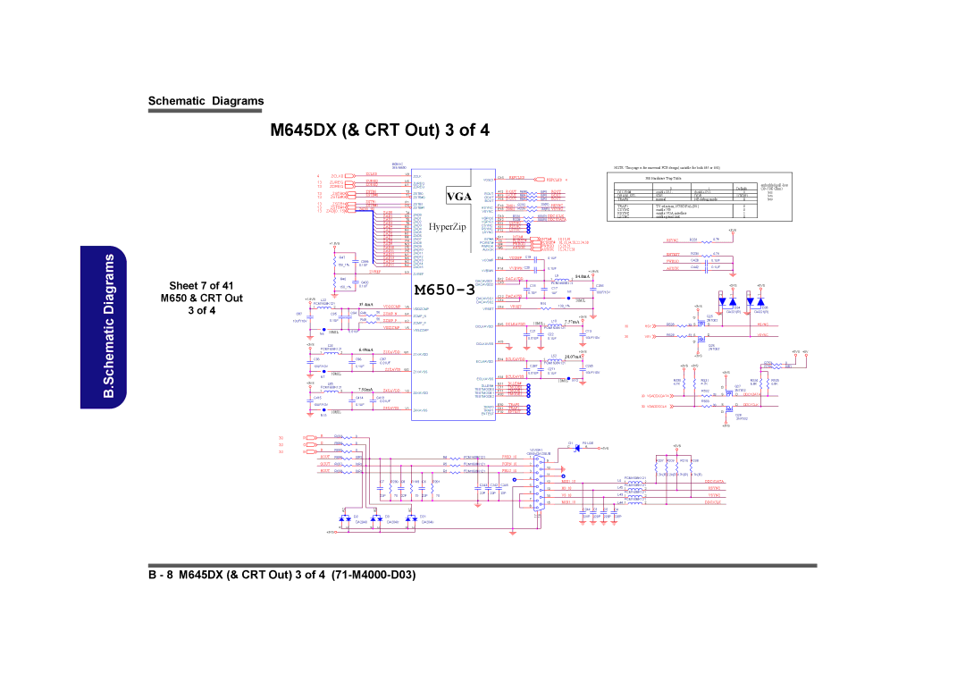 Clevo D410E manual M645DX & CRT Out 3 