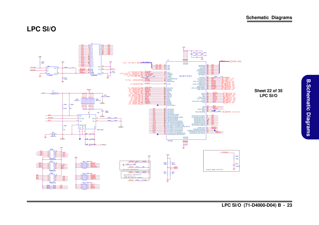 Clevo D410S service manual Sheet 22, PD0..7 