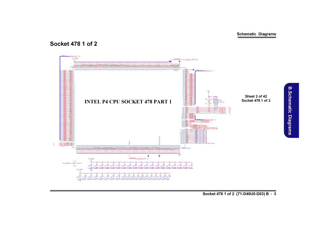 Clevo D480V manual Sheet 2 Socket 478 1, VIDPWRGD38, PMCPUPERF#15 