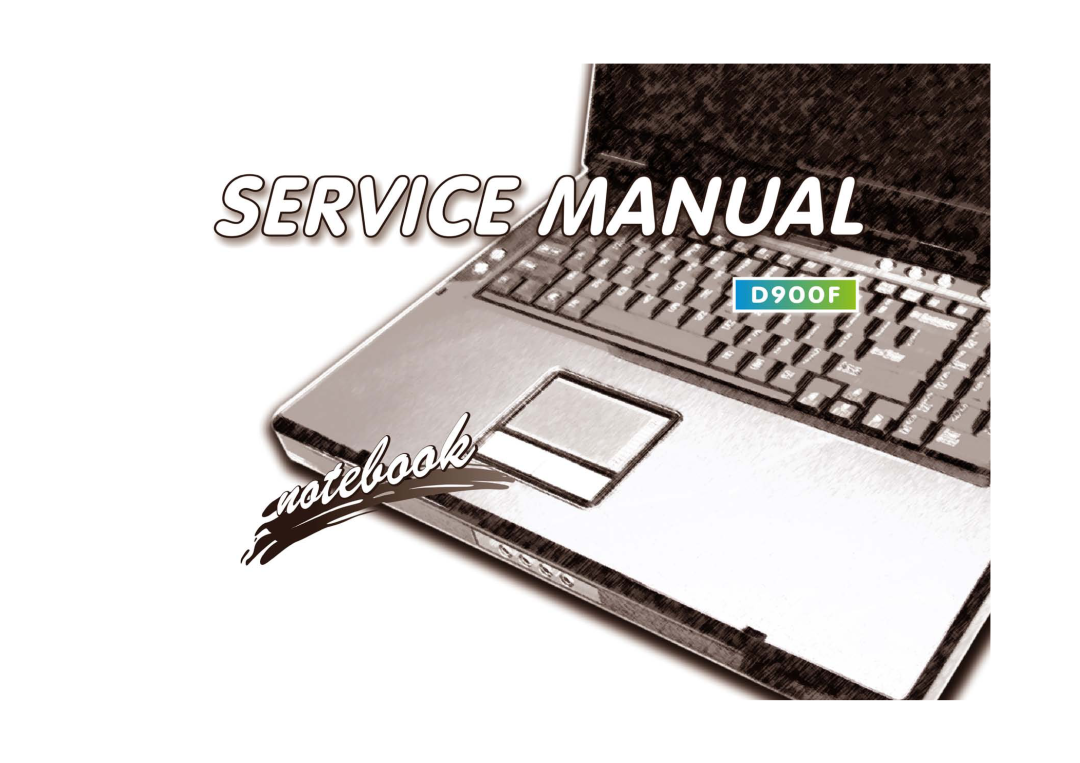Clevo D900F manual 