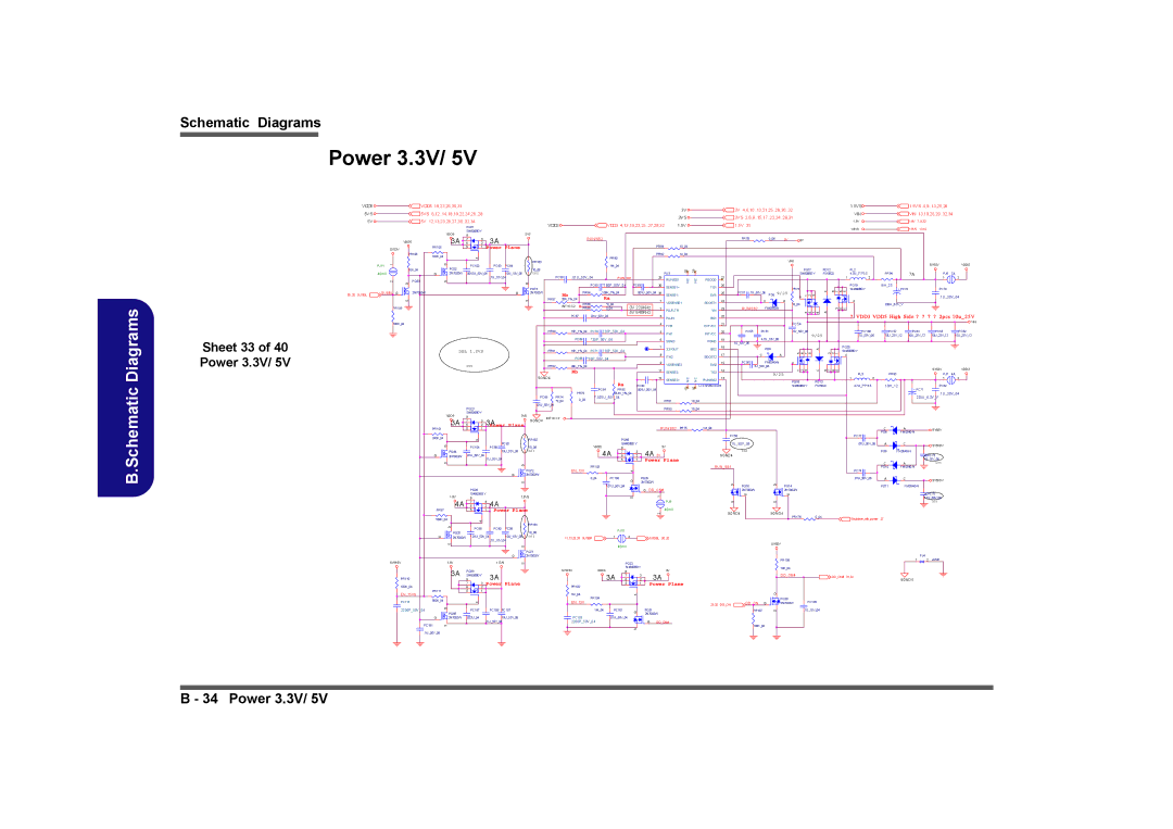 Clevo D901C manual VDD5 19,23,26,30,31 10..13,21,25..28,30..32, 5VS 4,9..13,25,28, 5VS 6,12..14,18,19,22,24,26..28 