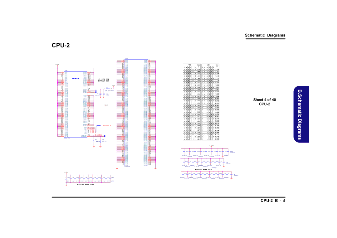 Clevo M575A manual CPU-2, Sheet 4 