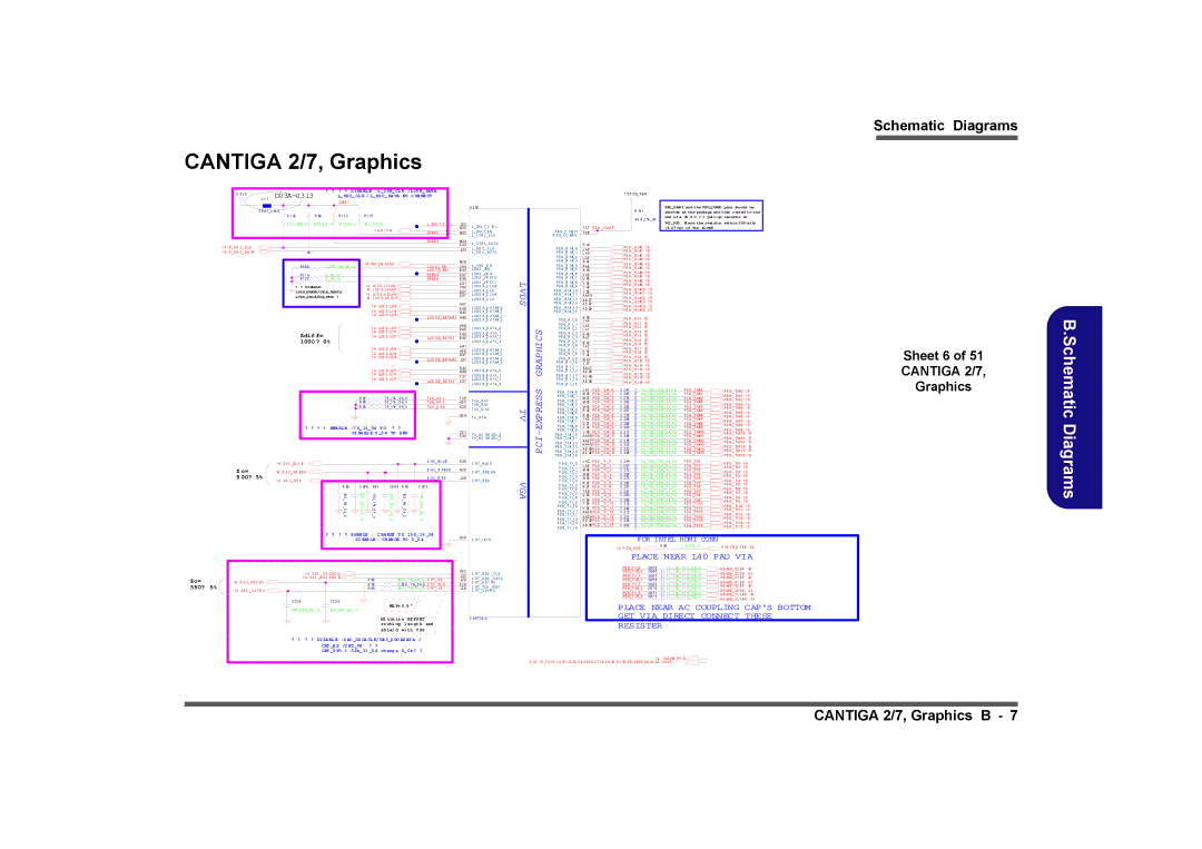 Clevo M740TU, M760TU manual Cantiga 2/7, Graphics, Sheet 6, Ma X= 