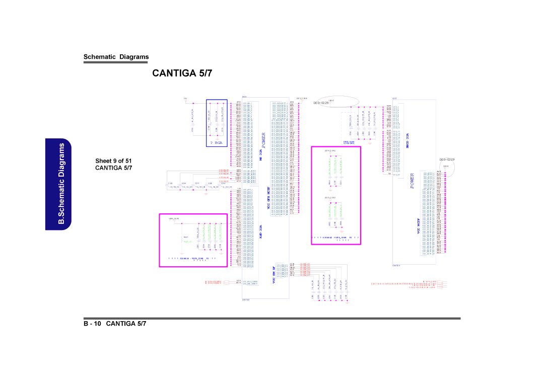 Clevo M740TU, M760TU manual Sheet 9 of 51 Cantiga 5/7 