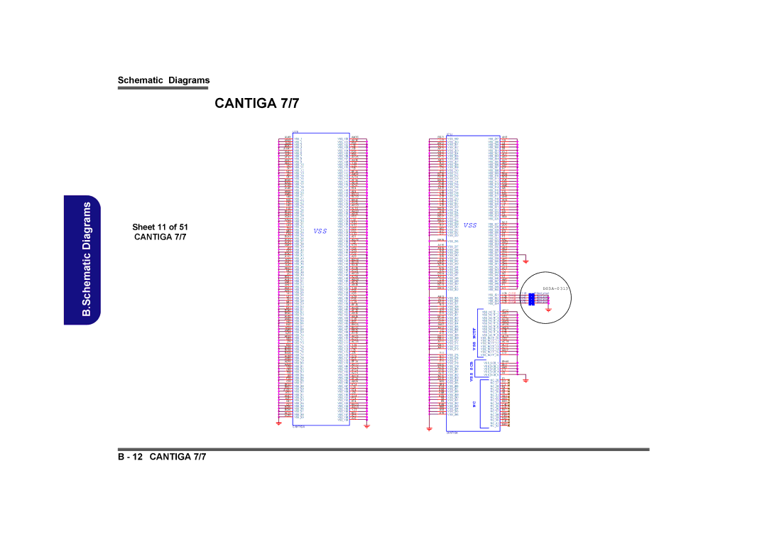 Clevo M760TU, M740TU manual Sheet 11 of 51 Cantiga 7/7 