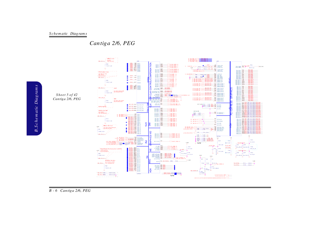 Clevo M860TU manual Sheet 5 Cantiga 2/6, PEG 