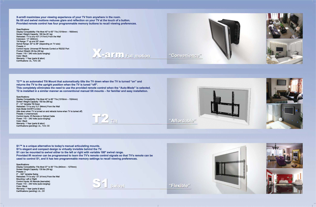 CLO Systems Full Line of Automated Mounts manual 