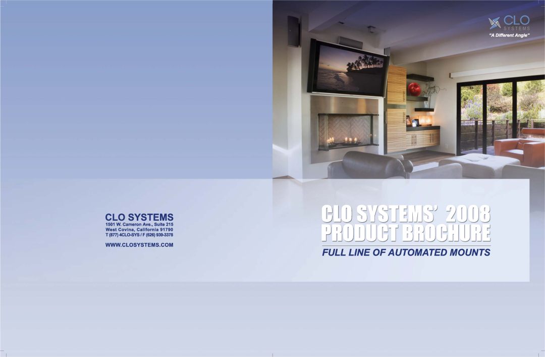 CLO Systems Full Line of Automated Mounts manual 