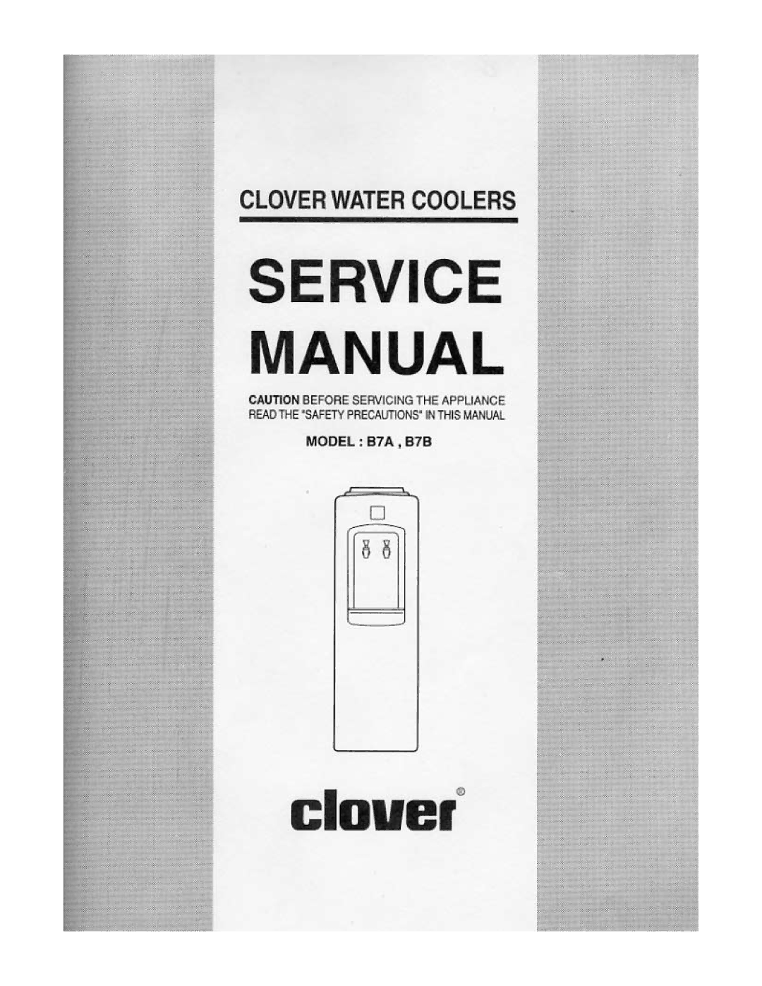 Clover Electronics B7A, B7B manual 