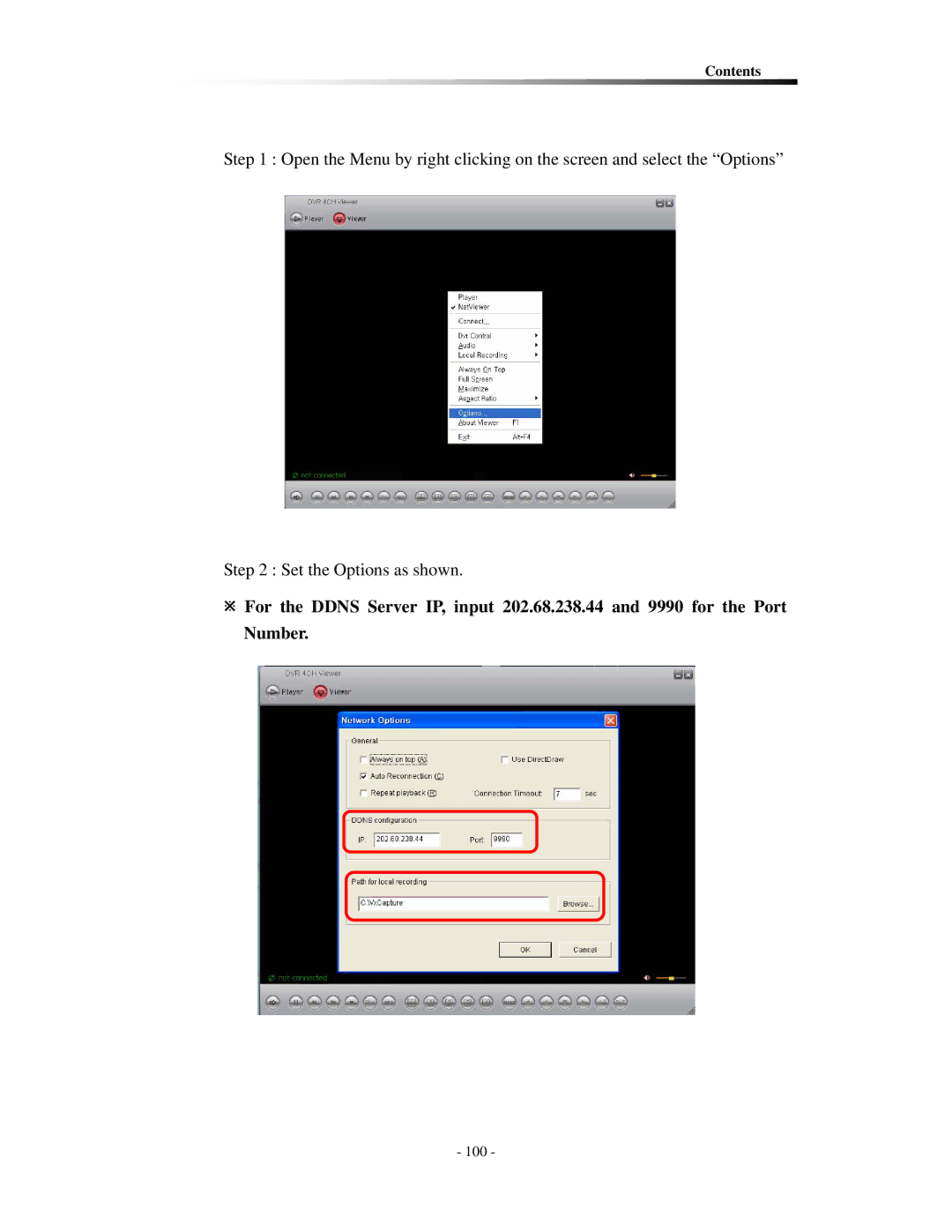 Clover Electronics CDR0430, CDR0410 instruction manual 100 