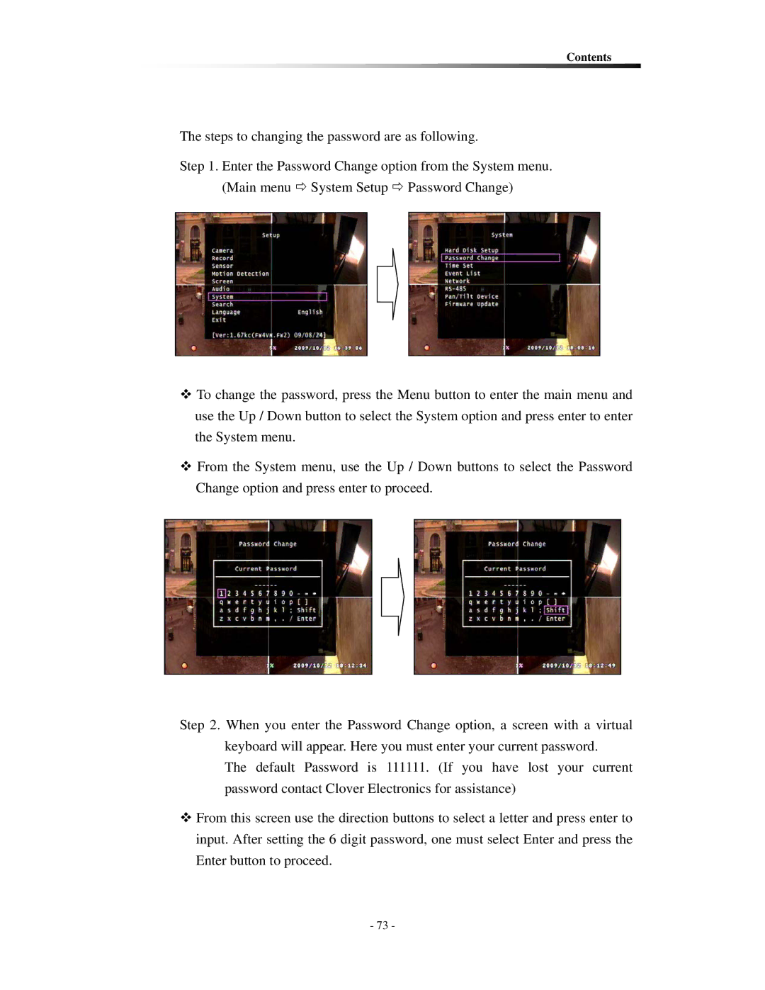 Clover Electronics CDR0410, CDR0430 instruction manual Contents 