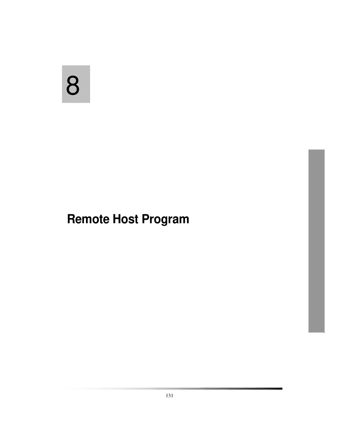 Clover Electronics CDR1650 instruction manual Remote Host Program 