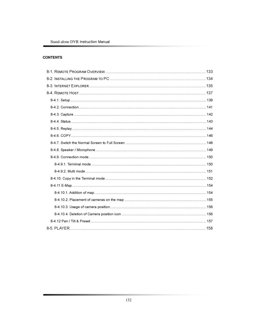 Clover Electronics CDR1650 instruction manual 132 