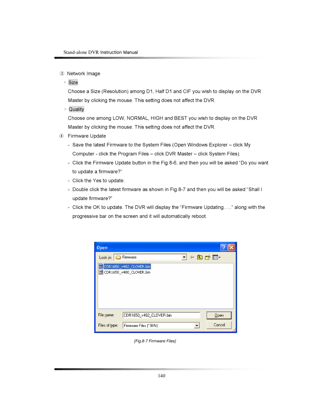 Clover Electronics CDR1650 instruction manual 140 