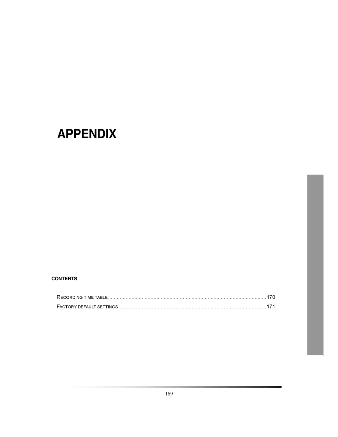 Clover Electronics CDR1650 instruction manual Appendix 