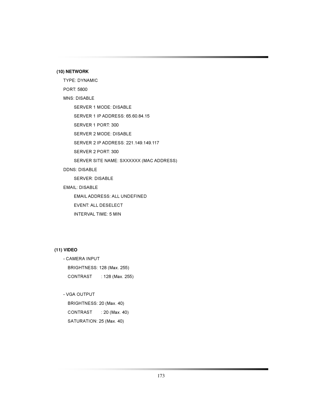 Clover Electronics CDR1650 instruction manual 173 