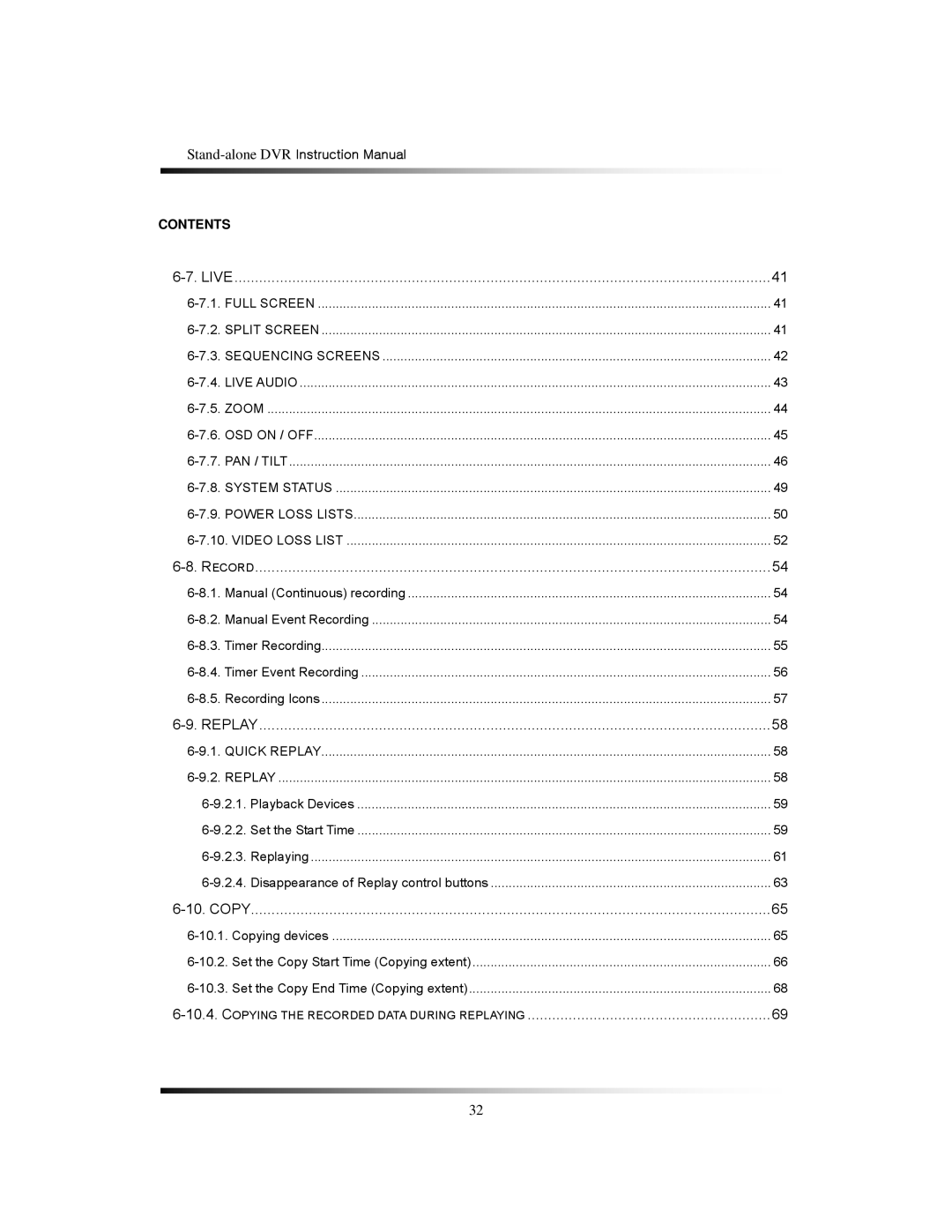 Clover Electronics CDR1650 instruction manual Copying the Recorded Data During Replaying 