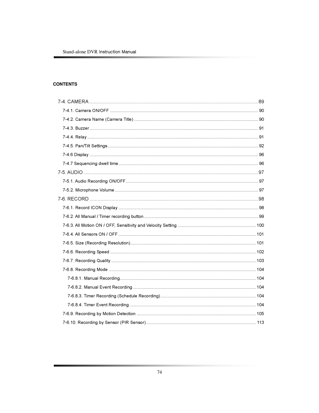 Clover Electronics CDR1650 instruction manual Audio Recording ON/OFF Microphone Volume 