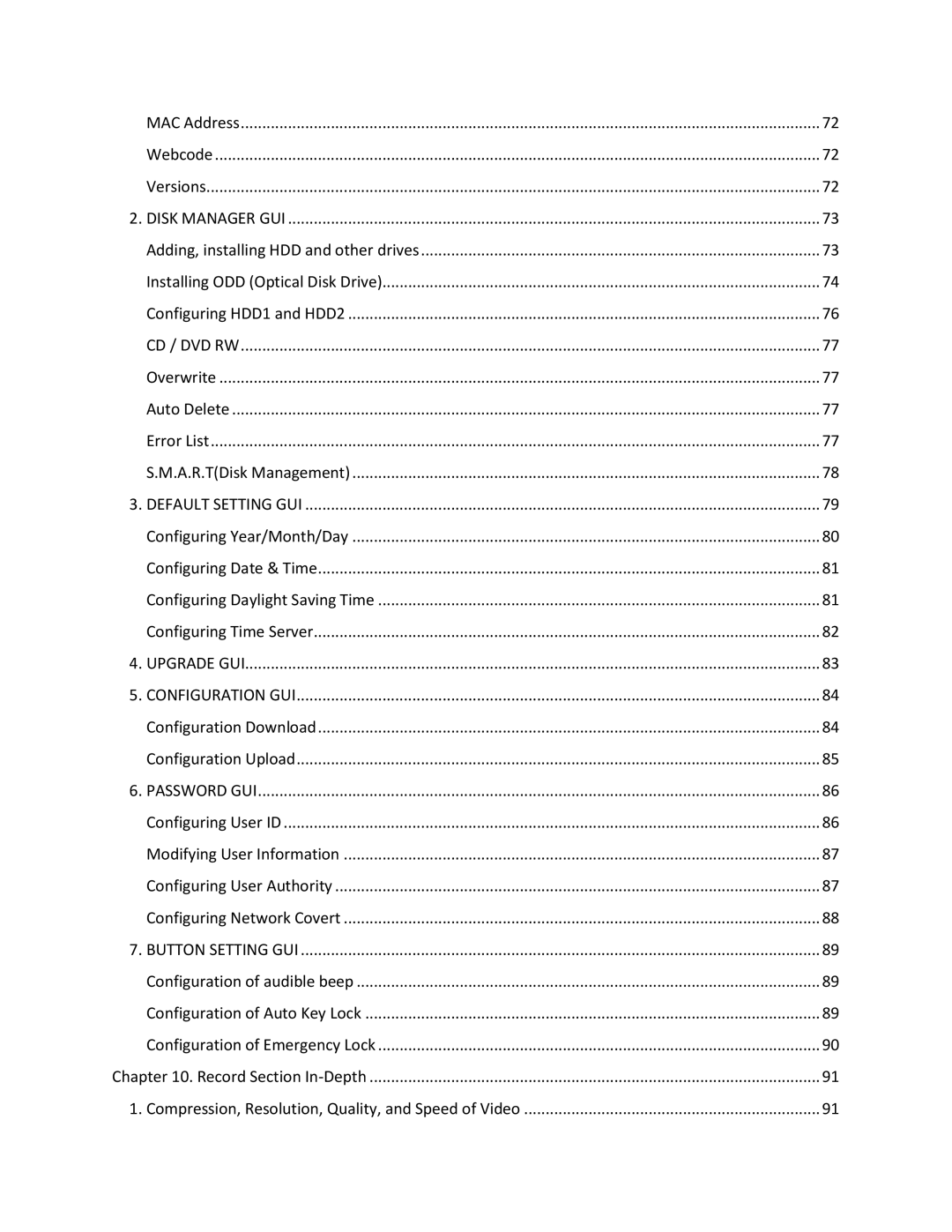 Clover Electronics DV1670D instruction manual A.R.TDisk Management 