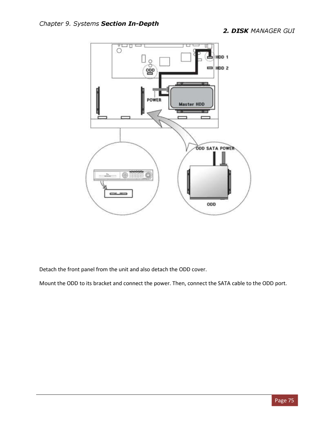 Clover Electronics DV1670D instruction manual Disk Manager GUI 