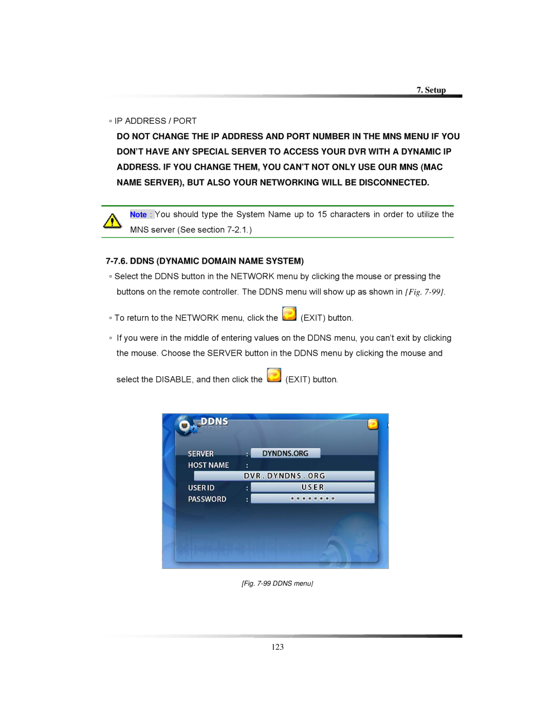 Clover Electronics LCD2084, LCD2088 instruction manual IP Address / Port, Ddns Dynamic Domain Name System 