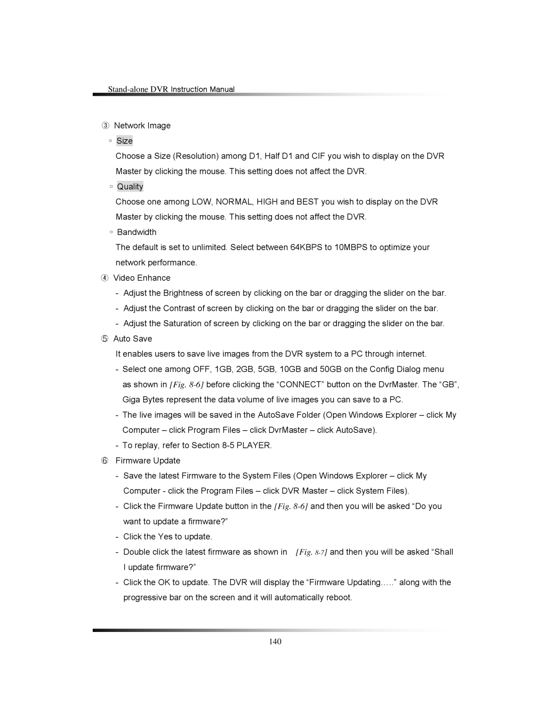 Clover Electronics LCD2088, LCD2084 instruction manual 140 