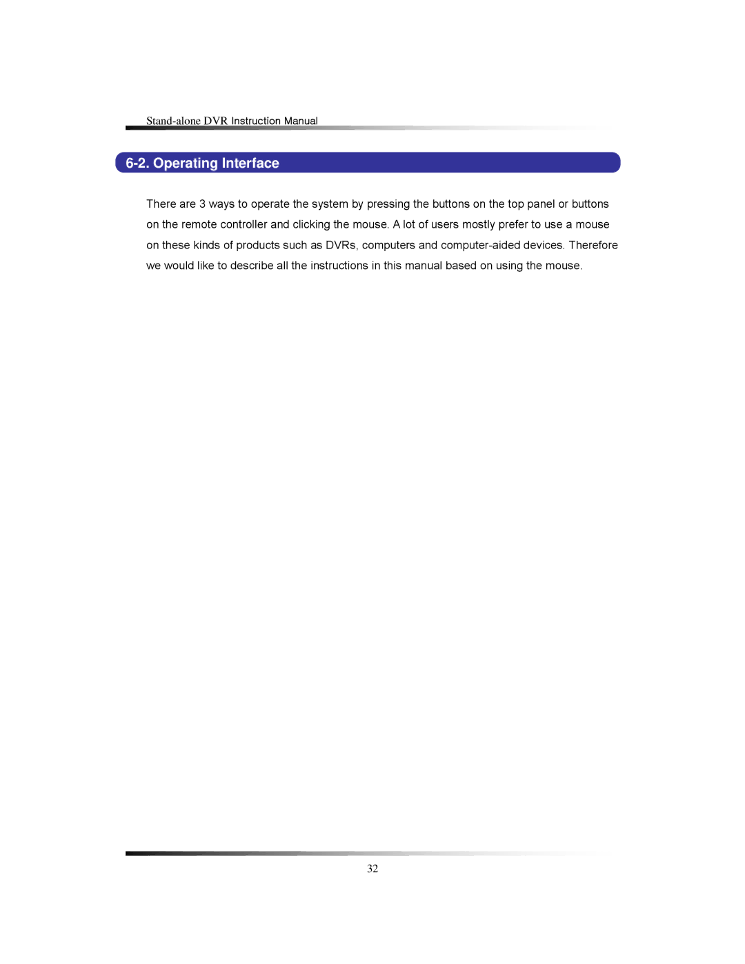 Clover Electronics LCD2088, LCD2084 instruction manual Operating Interface 