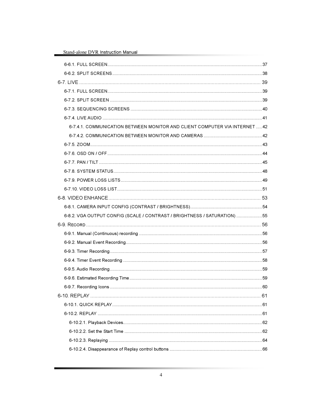 Clover Electronics LCD2088, LCD2084 instruction manual Video Enhance 