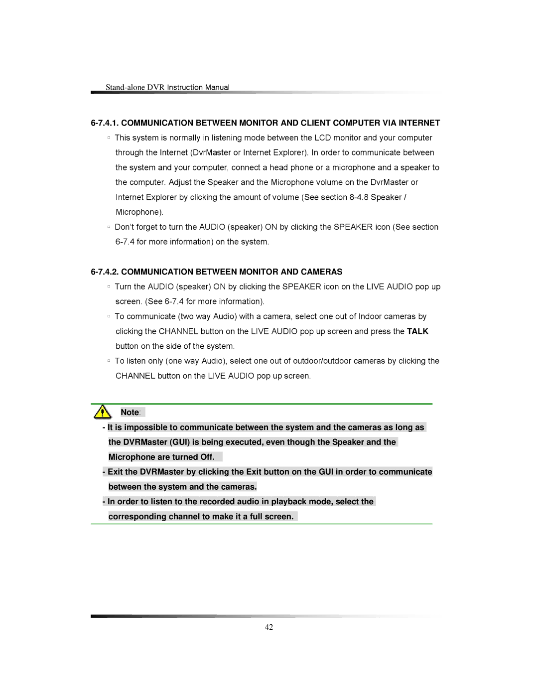 Clover Electronics LCD2088, LCD2084 instruction manual Communication Between Monitor and Cameras 