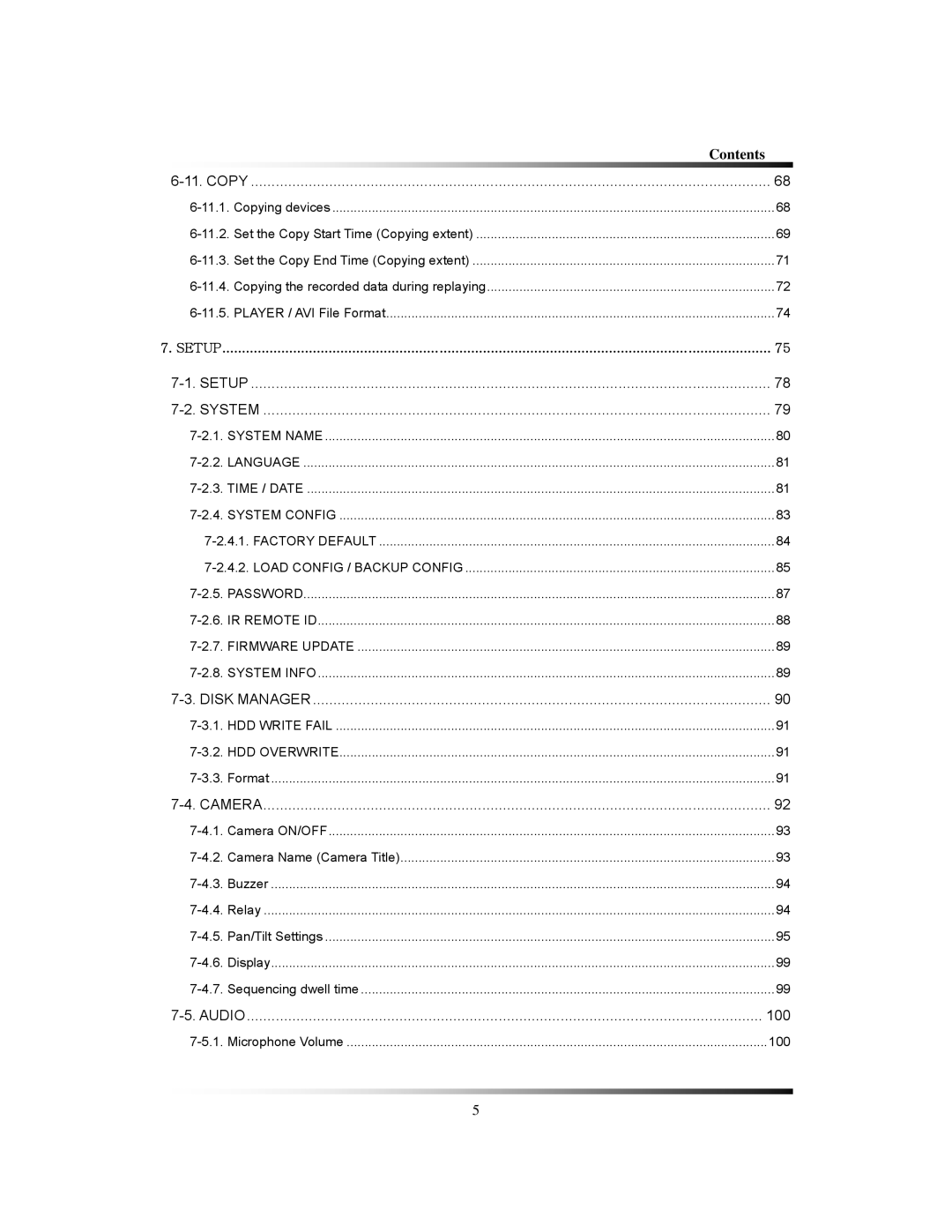 Clover Electronics LCD2084, LCD2088 instruction manual 100 