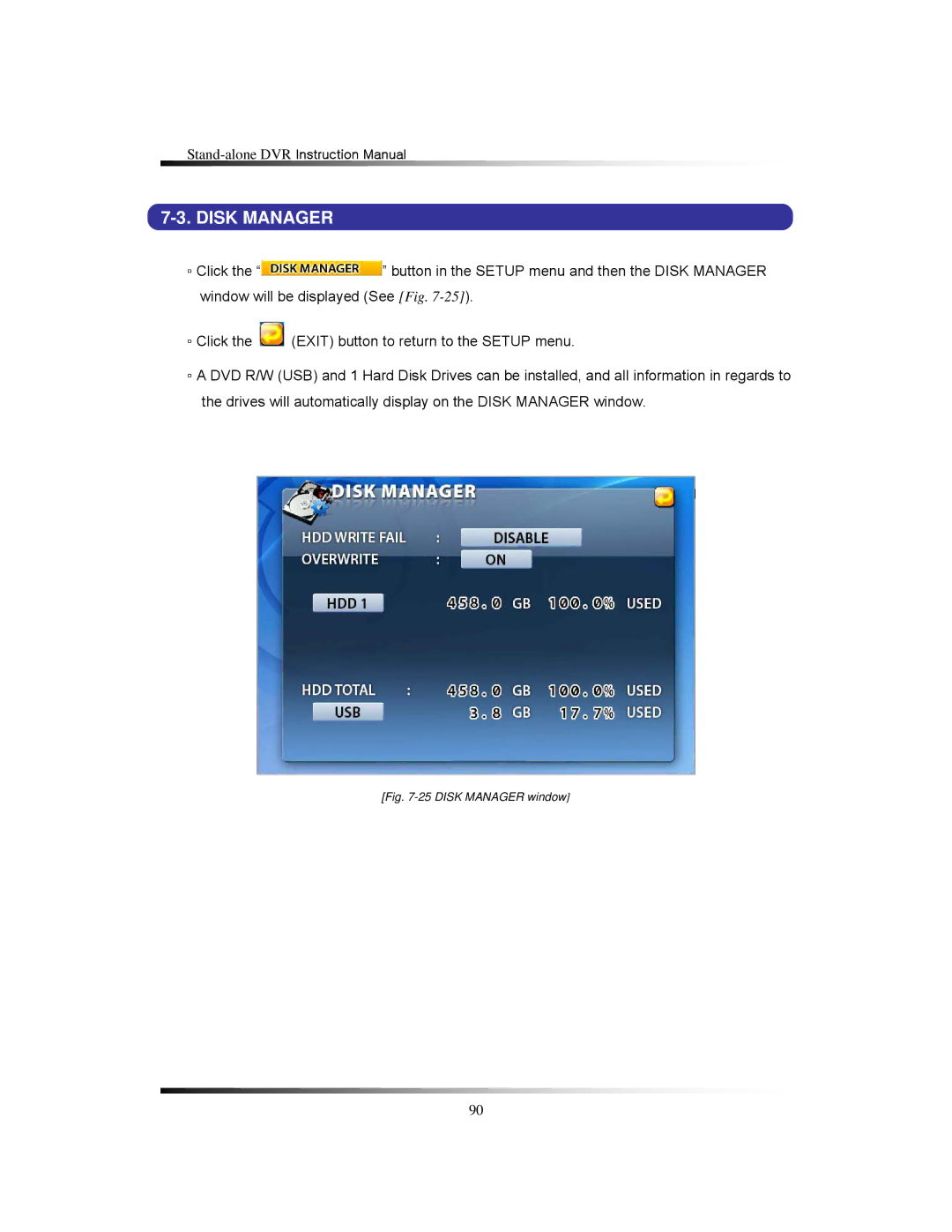 Clover Electronics LCD2088, LCD2084 instruction manual Disk Manager 