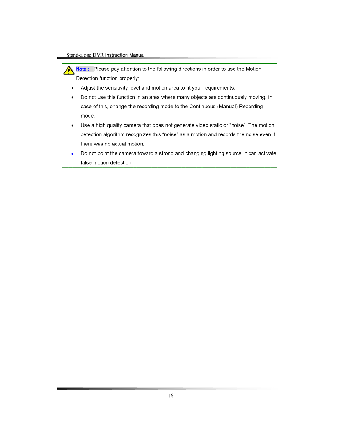 Clover Electronics LCD26168, LCD261616, LCD26164 instruction manual 116 