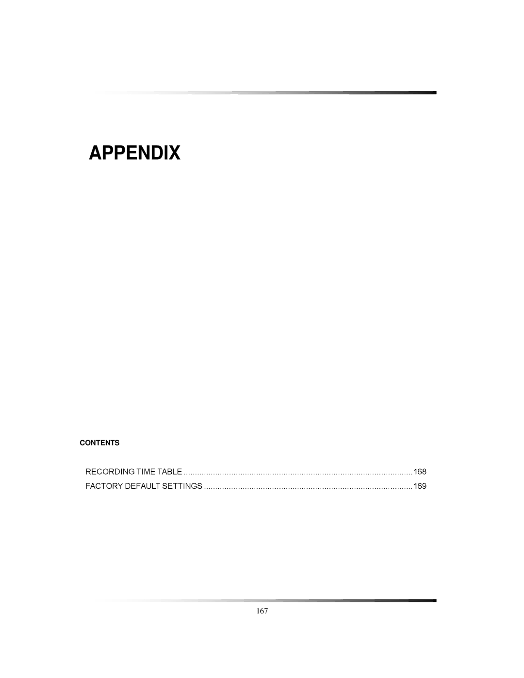 Clover Electronics LCD26168, LCD261616, LCD26164 instruction manual Appendix 