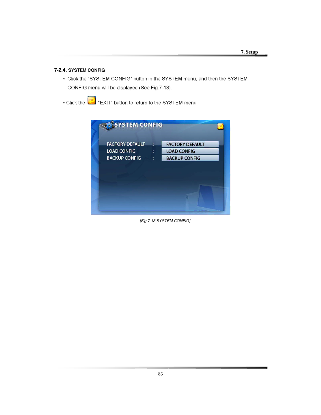 Clover Electronics LCD26168, LCD261616, LCD26164 instruction manual System Config 