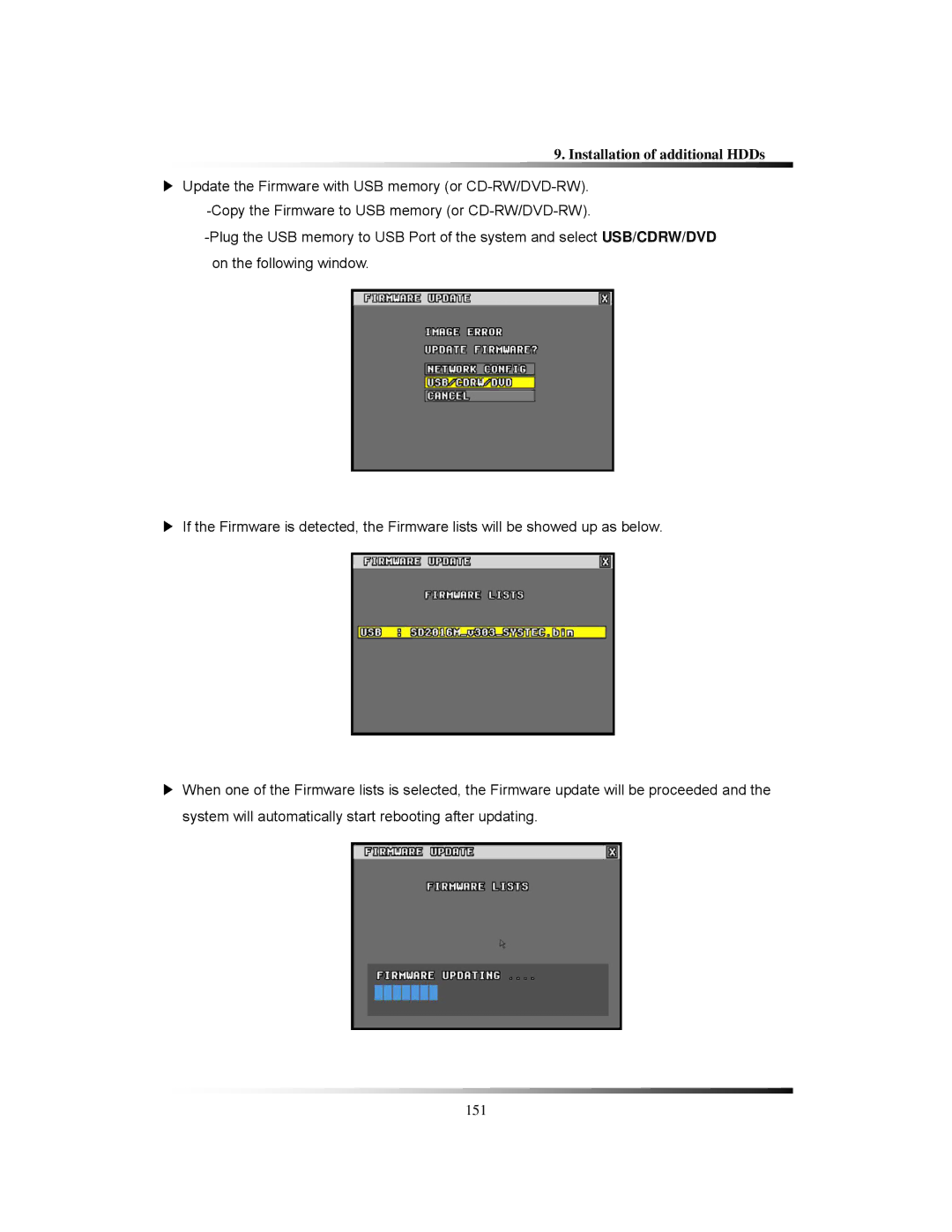 Clover Electronics LCD2288DVR, TFT2284C, TFT2288C, LCD2284DVR instruction manual 151 