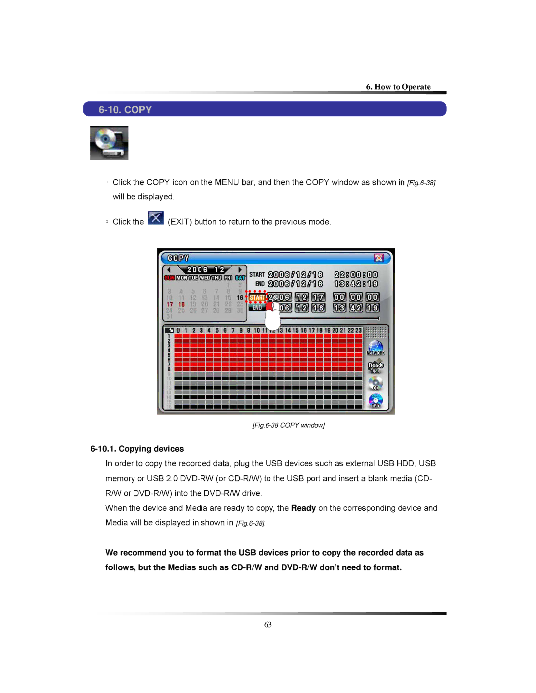 Clover Electronics LCD2288DVR, TFT2284C, TFT2288C, LCD2284DVR instruction manual Copying devices 