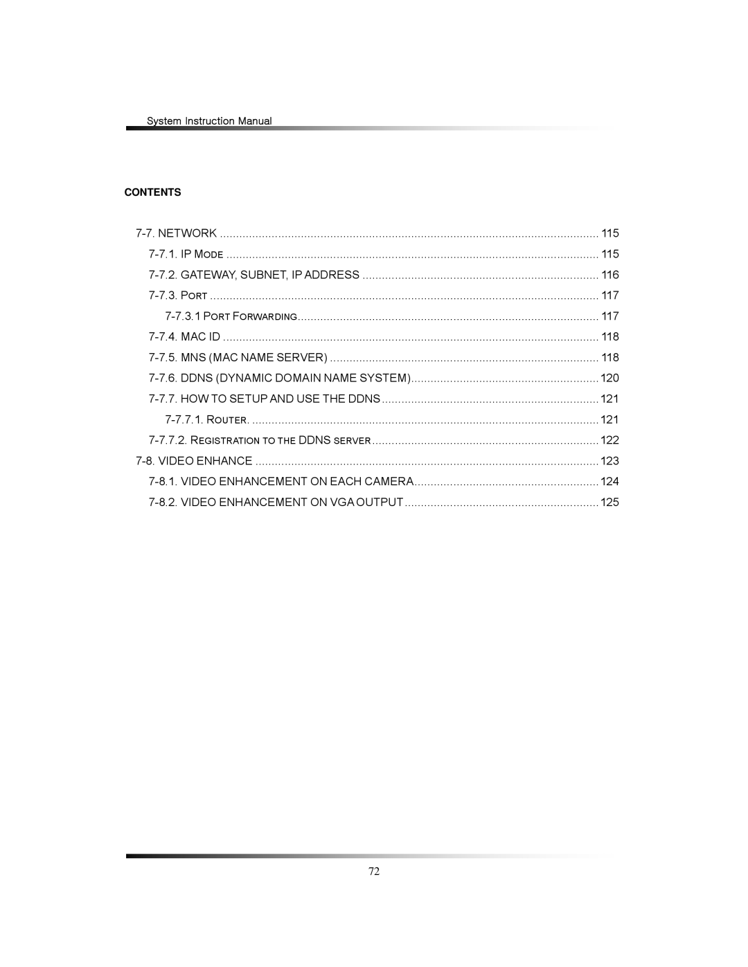 Clover Electronics TFT2284C, TFT2288C, LCD2284DVR, LCD2288DVR instruction manual 116 