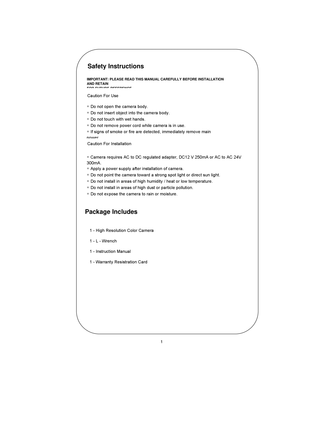 Clover Electronics Z570 instruction manual Package Includes 