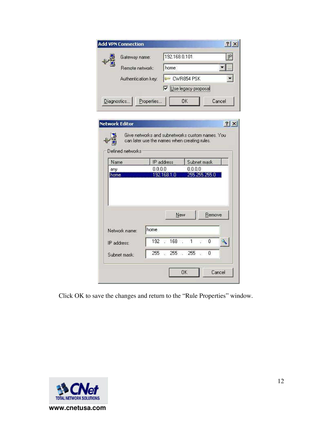 CNET CWR-854 manual 