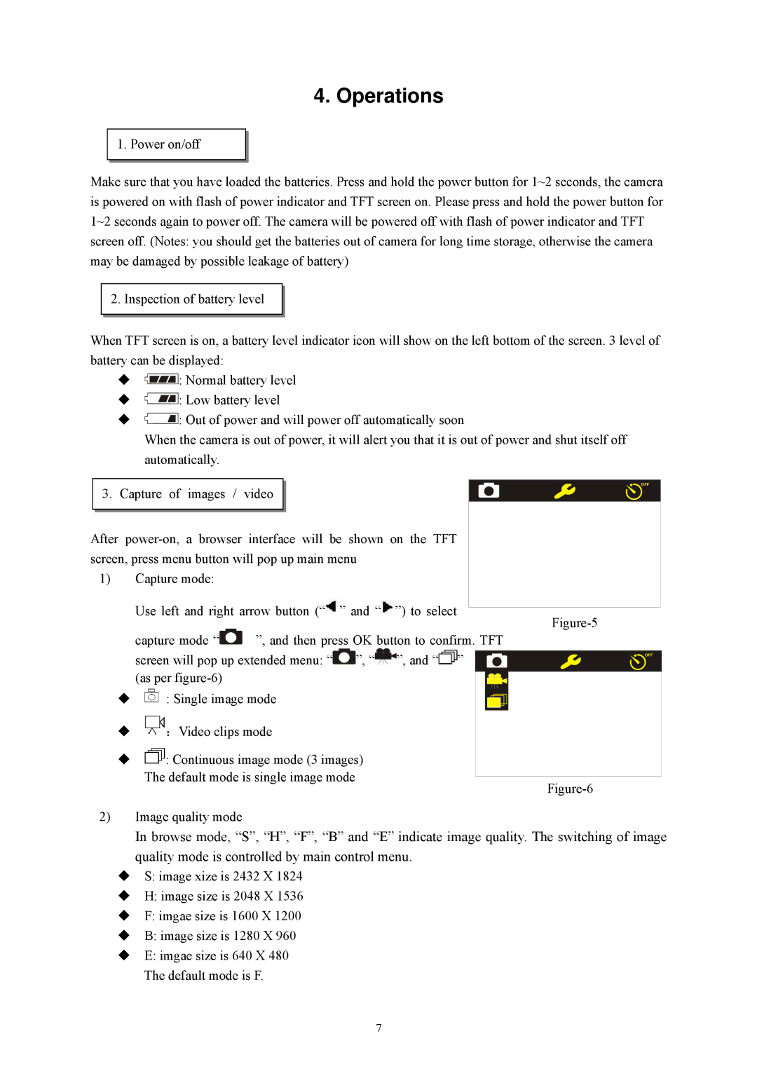 Cobra Digital DC4330 manual Operations 